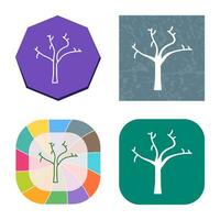 Tree with no Leaves Vector Icon