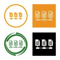 Network Files Vector Icon