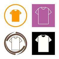 Plain T Shirt Vector Icon