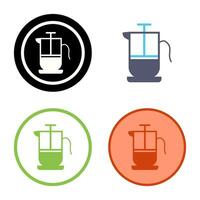 French Press Vector Icon