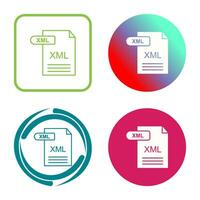 XML Vector Icon