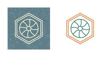 Unique Hexagonal Diaphram Vector Icon