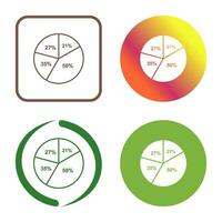 Pie Chart Vector Icon