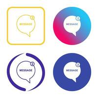 Message Bubbles Vector Icon