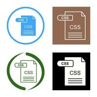 icono de vector de css