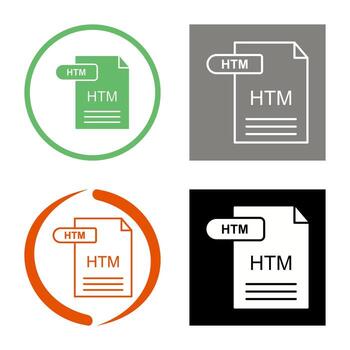 HTM Vector Icon