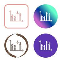 Candidate Graph Vector Icon
