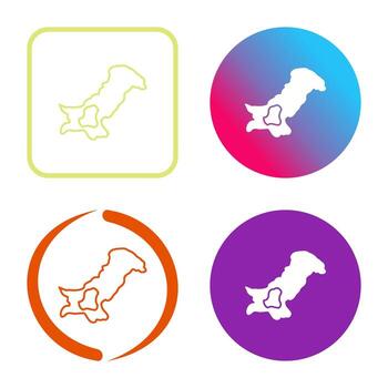 icono de vector de mapa