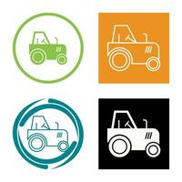 icono de vector de tractor