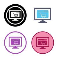 Ecommerce Website Vector Icon