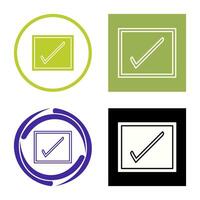 Checkbox Vector Icon