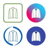 icono de vector de chaqueta