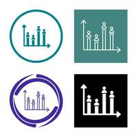 Candidate Graph Vector Icon