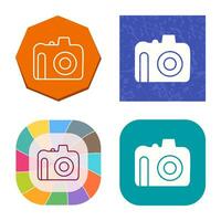 Unique DSLR Camera Vector Icon