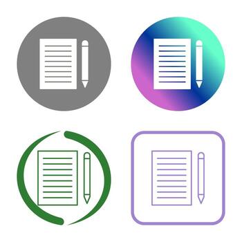 Write Feedback Vector Icon