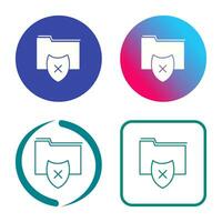 Vulnerable Folder Vector Icon