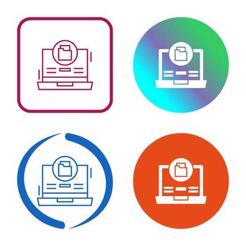 icono de vector de almacenamiento de datos