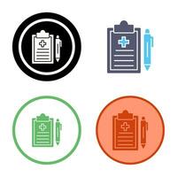 Medical Record Vector Icon