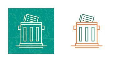 Trash List Vector Icon