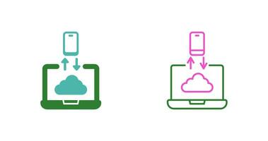 Data Transfer Vector Icon