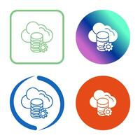 Cloud Data Vector Icon