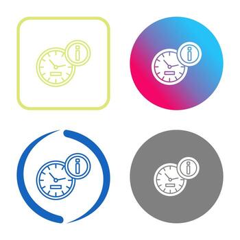 icono de vector de reloj