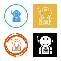 icono de vector de astronauta