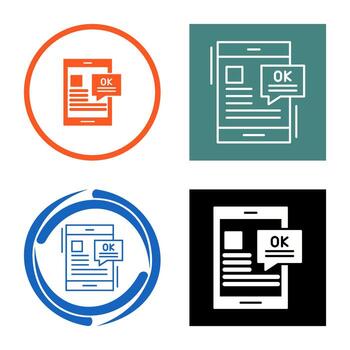 icono de vector de conversación