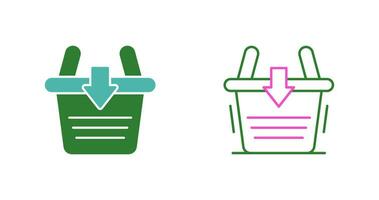 Add To Basket Vector Icon