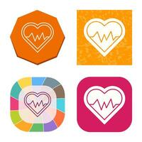 Heart Beat Vector Icon