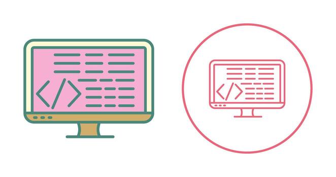 Coding Vector Icon