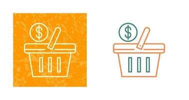 Shopping Basket Vector Icon