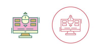 icono de vector de desplazamiento