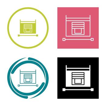 icono de vector ciego