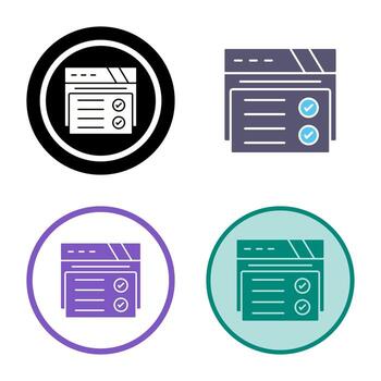 Web Browser Vector Icon