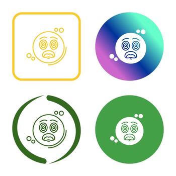 icono de vector aturdido