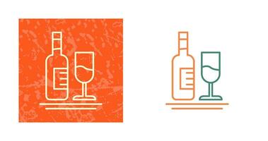 White Wine Vector Icon