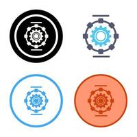 Automated Process Vector Icon