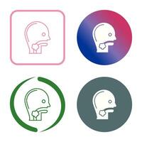 Throat Cancer Vector Icon