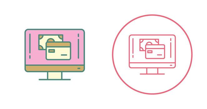 icono de vector de método de pago