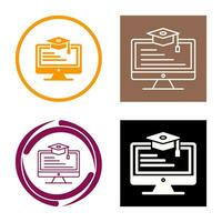 Online Learning Vector Icon