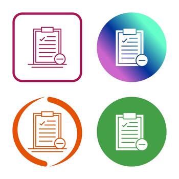 quitar icono de vector