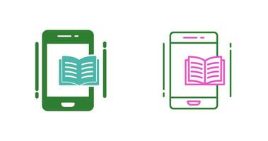 E Book Vector Icon