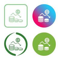 Money Loss Vector Icon