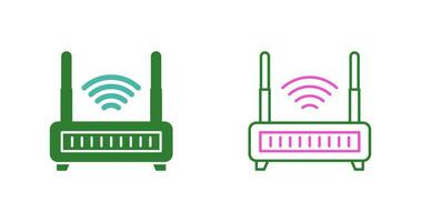 icono de vector de enrutador wifi