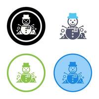 Snowman Vector Icon