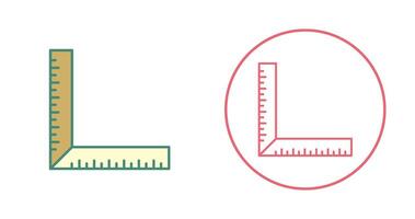 square Ruler Vector Icon