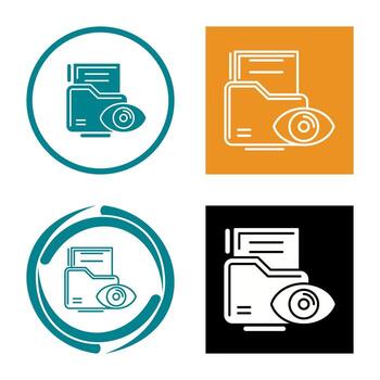 icono de vector de visualización de datos