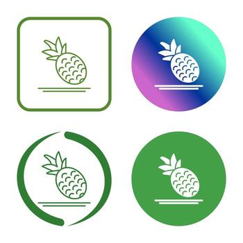 icono de vector de piña