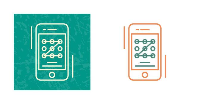 icono de vector de código de patrón